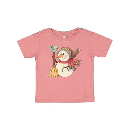 

Inktastic For the Birds Snowman Gift Baby Boy T-Shirt