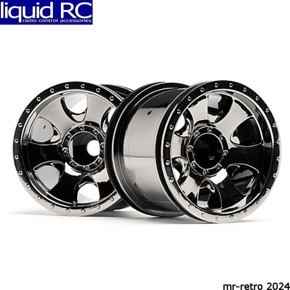 HPI 105280 Warlock Wheel Black Chrome 2.2 inch (2)