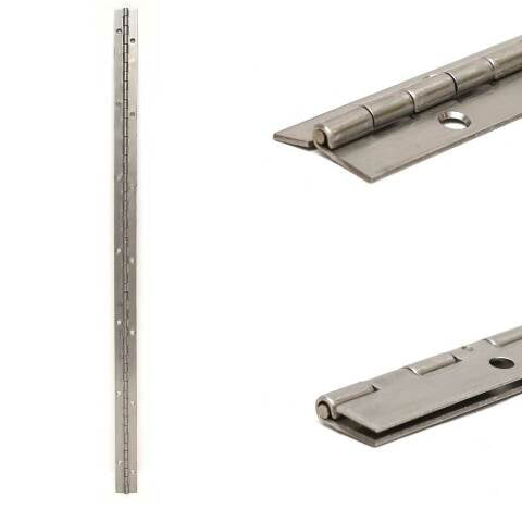 Chaparral Marine Boat Piano Hinge | 1 1/4 x 27 Inch 16 Gauge Stainless