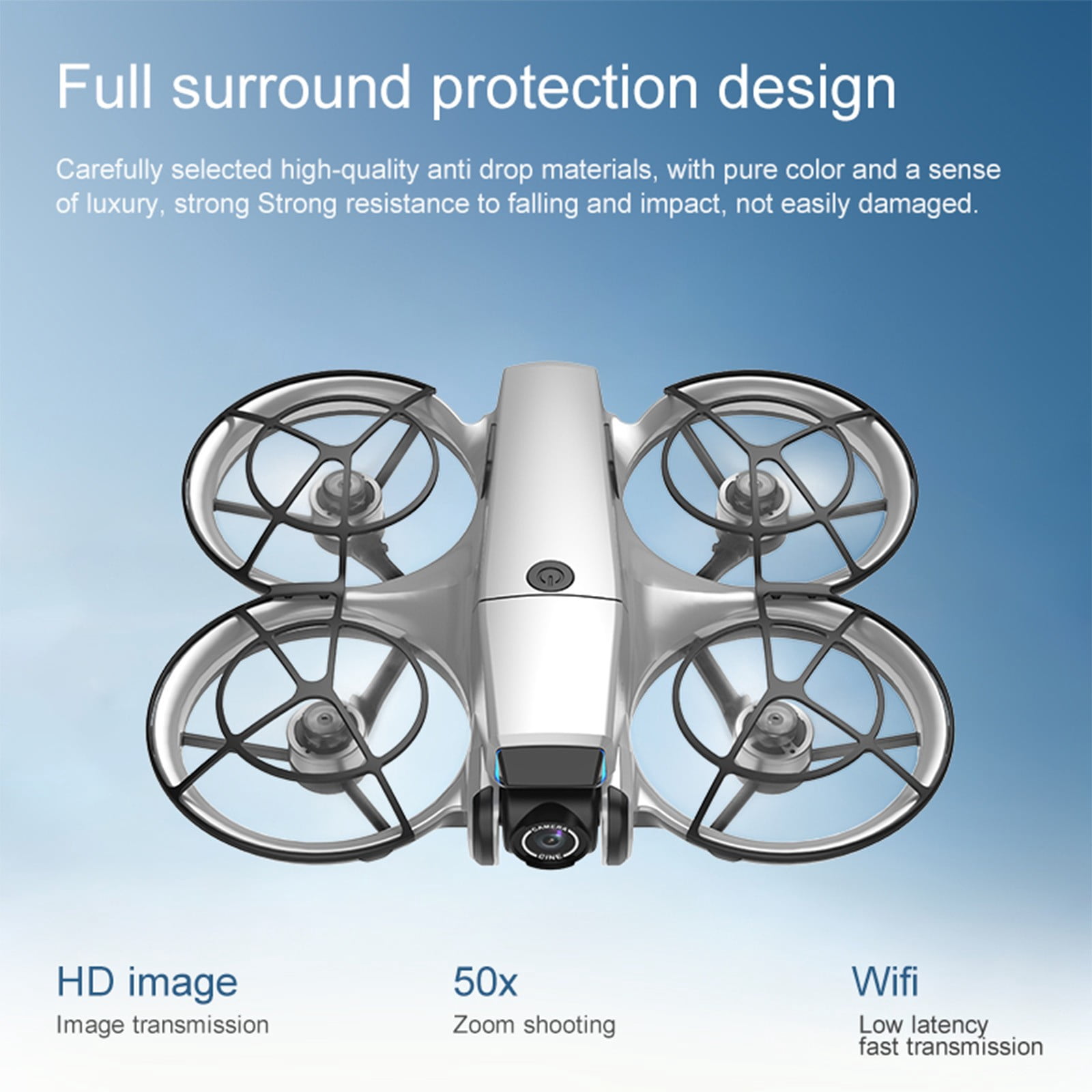 1080P Camera Brushless Motor Drone Toy,4.3 Inch Screen Display RC Quadcopter,High Stability Wind Resistant Flying Drone,HD Video Transmission Smart Aircraft Toy