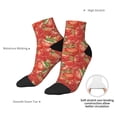 thumbnail image 6 of Fuzoiu Strawberry Print Adult Socks, Crew Moisture-wicking Socks, Unisex Cushion Crew Socks,Casual Sports Ankle Socks, 6 of 7