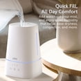 thumbnail image 3 of Pure Enrichment HUME Max - Easy Top-Fill Ultrasonic Cool Mist Humidifier, 3.7-L (1 Gallon) Water Tank, 3 Mist Settings, & Auto Shut-Off Timer - Ideal for Large Bedrooms, Nurseries & Dry Areas (White), 3 of 8