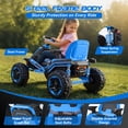 thumbnail image 6 of VIBESPARK 36V Ride on Toys for Big Kids Ages 5-12, 600W Ride on Cars up to 5.9 mph, Powerful 4 Wheeler Quad, Ride on ATV W/ Adjustable Seat, Ball-bearing Design, Power Display, Light Control, Blue, 6 of 15
