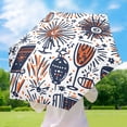 thumbnail image 6 of Celebration and Festivity Pattern Umbrellas for Sun Auto Open Close UV50+ Waterproof 5-Fold Compact Fiberglass Frame, 6 of 6