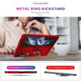 thumbnail image 2 of K-Lion For Samsung Galaxy Z Fold4,Slim Magnetic Degree Rotating Shockproof Ring Holder Stand Hard PC Case Cover,Red, 2 of 7