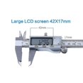 thumbnail image 4 of Calibrador Vernier de acero inoxidable Lcd Digital de alta precisión herramienta de medición de instrumentos 0-300mm, 4 of 5