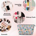 thumbnail image 3 of Picia Colorful Cute Pig Printed Leather Travel Toiletry Bag,Cosmetic Organizer, Makeup Travel Bag, Durable Travel Pouch, Compact Toiletry Bag, Travel Accessories, 3 of 6