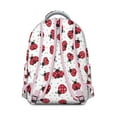 thumbnail image 3 of Waterproof School Backpack for s - Cute Ladybug Print Ergonomic Student Backpack with Spinal Support, Breathable Straps & Organized Storage (Red Polka Dot), 3 of 5