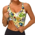 thumbnail image 3 of Daiia Animals Printed Women's Sports Bra, Breathable Activewear Bra with U-Back Design and Removable Pads, Comfortable and Supportive for Yoga, Workout-XX-Large, 3 of 8