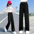 thumbnail image 5 of Pants for Girls Casual Pants for Girls Teen Children Casual High Elastic Waist Drawstring Loose Fit Sweatpants for Girls Stylish Streetwear, 5 of 5
