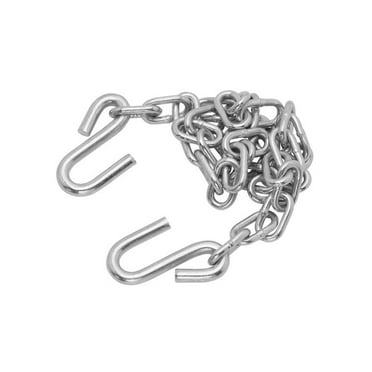 Draw-Tite Towing Safety Chain | 6ft | Class I | S-Hooks | On Both Ends | Zinc