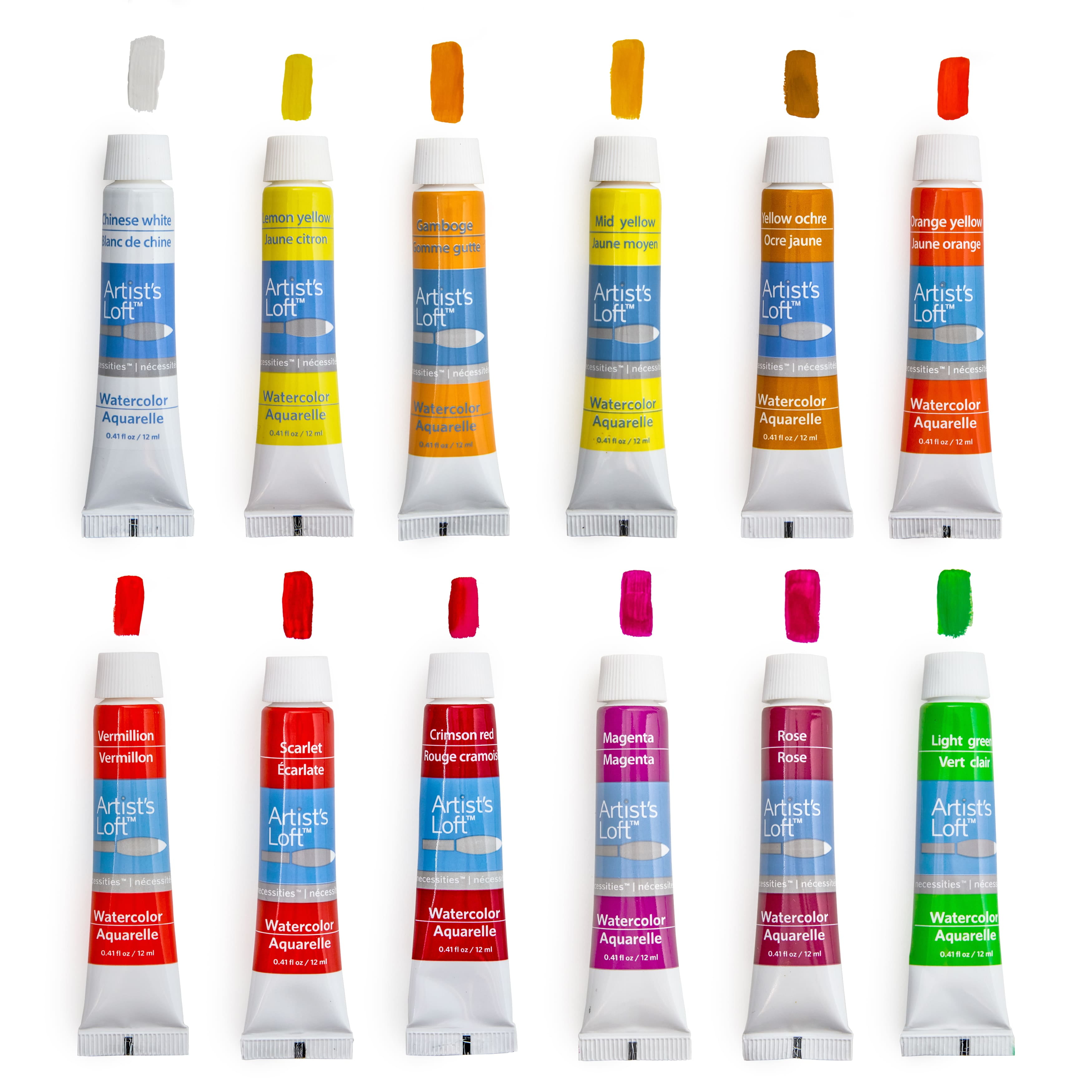 12 Packs: 36 ct. (432 total) Necessities Watercolor Paint Value Pack by Artist's Loft