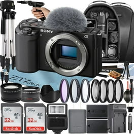 Sony ZV-1 Camera for Content Creators (White) with Mic and