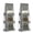 Gray, variant on 2 Pack Hanging Handbag Purse Organizer for Closet, 8 Pockets Space Saving Wardrobe Storage with Heavy Duty Hooks (White)