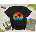thumbnail image 2 of Palm Trees Sunset Sunrise Sea Ocean View Nature Flying Birds T-Shirt Palm Tree Lover Gift T Shirt for Men Women Kids Boys Girls Tshirt, 2 of 8