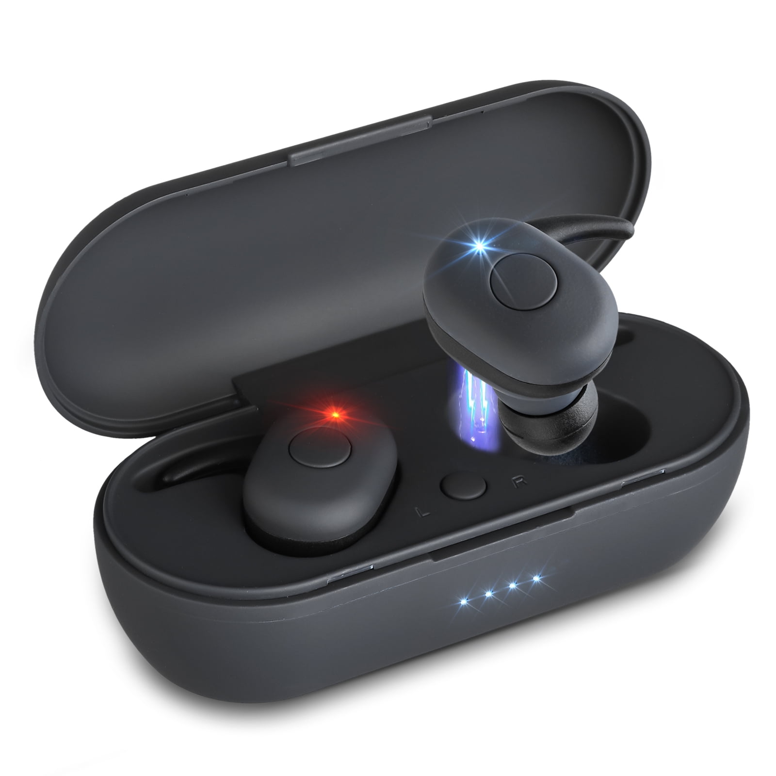 EEEkit Wireless Bluetooth 5.0 Stereo Music Headset Wireless Earbuds Sport Headphones, Wireless Sports Earphones with Mic Microphone/HD Sound with Bass/Noise Cancelling