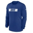 thumbnail image 2 of Men's Nike Royal New York Giants Sideline Player Performance Long Sleeve T-Shirt, 2 of 3
