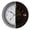 Farmhouse Grey Oak-18 Inch, variant on Farmhouse Grey Oak 18 Inch Decorative Wall Clock with Weather Station Features