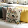 thumbnail image 3 of BANET Throw Pillow Cover, Spring Holiday Decoration for Sofa Couch 24x24in, 3 of 5