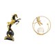 thumbnail image 5 of Figura de escritorio,Estantería con estatua de caballo para escritorio,oficina y decoración del hogar.,Figura decorativa de escritorio de resina para decoración del hogar,Estatua de bola de, 5 of 8