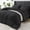 Black, variant on WISHEAD 7 Piece Comforter Set Queen Size, Ultra Soft Bed in a Bag, All Season Bedding Set with Comforter, Sheets, Pillowcases & Shams, Black