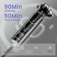 thumbnail image 6 of Electric Shaver Razors for Men, RUTAWZ 3-in-1 Beard, Hair & Nose Trimmer, Rechargeable, with LED Display, 6 of 8