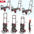 thumbnail image 2 of Carretilla portátil COOCHEER 2 en 1 plegable con capacidad de 150 kg, 2 of 7