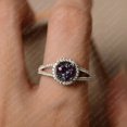 thumbnail image 5 of 6CT Natural Alexandrite Engagement Ring Oval Cut June birthstone Wedding Ring, 5 of 5