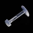 thumbnail image 3 of 10Pcs 16G 1.2mm Clear Acrylic Lip s Labret Studs Jewelry Ear Ear Retainer Bar for Women Men, 3 of 5