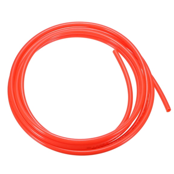 Uxcell Pneumatic Tubing Pipe Pu Hose Air Compressor PU Polyurethane Hose Tube for Air Compressor Water Fluid Transfer Red (12mm OD x 8mm ID)