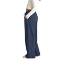 thumbnail image 6 of KyCheLot Casual Pants for Girls Wide Leg Drawstring High Waist Loose Trousers School Dailywear 7-16 Years, 6 of 7