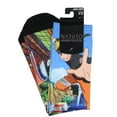 thumbnail image 3 of Naruto: Shippuden Men's Jumping Naruto Hidden Leaf Village Buildings Crew Socks (8-12), 3 of 7