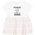 thumbnail image 3 of Inktastic Daddy is a Nurse Baby Girls Baby Dress, 3 of 5