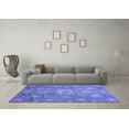 thumbnail image 3 of Ahgly Company Indoor Rectangle Oriental Blue Traditional Area Rugs, 2' x 4', 3 of 4