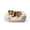 Oyster, variant on Best Friends by Sheri Shag Lounge Bed Calming Faux Fur Dog Bed, Taupe, Large 36" x 27"