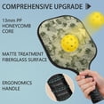 thumbnail image 4 of Pickleball Paddles Set Of 1, Fiberglass Surface, Camouflage Print, 1 Paddle, 2 Balls & Bag, 4 of 5