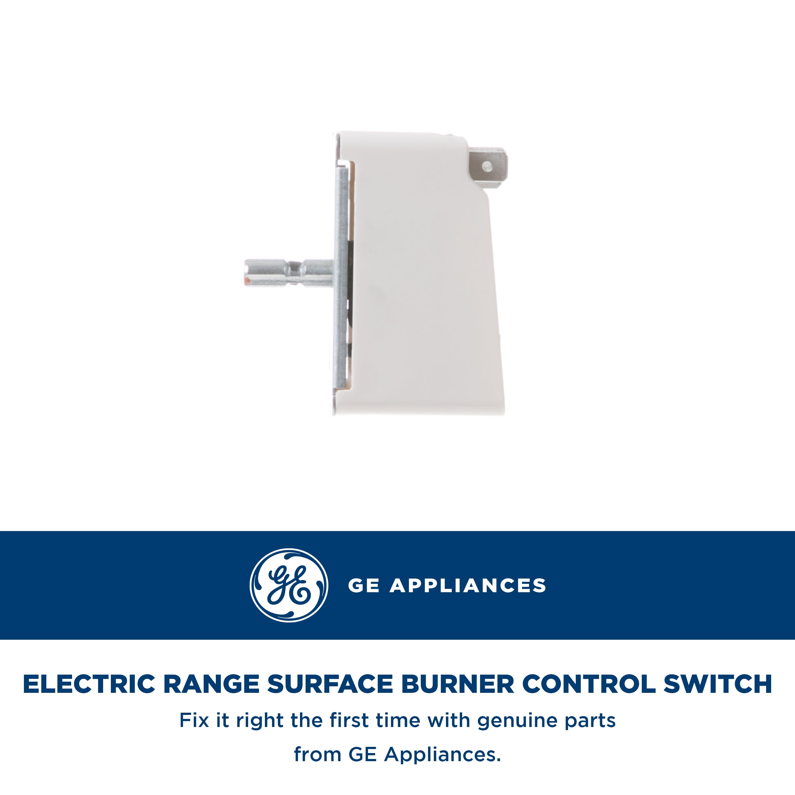 Parts Master Replacement for GE/Kenmore/Hotpoint Range Infinite Burner Switch - WB24T10025, PS236750, AP2024072-1-Year Limited Warranty - Fix Cooktop Burner