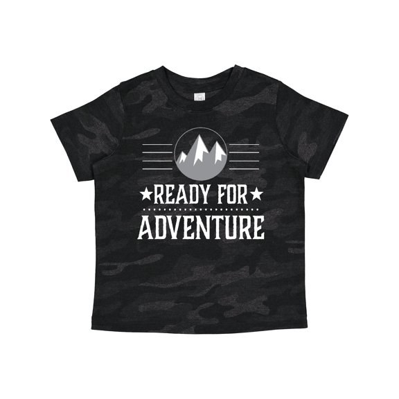 Inktastic Ready for Adventure Hiking Camping Boys or Girls Toddler T-Shirt