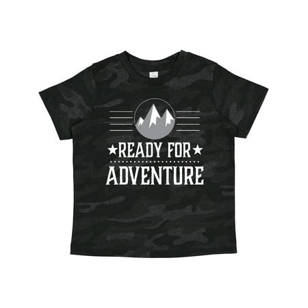 

Inktastic Ready for Adventure Hiking Camping Boys or Girls Toddler T-Shirt