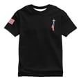 thumbnail image 4 of Trgacdwlo USA 250th Anniversary 1776-2026 Flag Print Short Sleeve Mens Big and Tall Shirt Independence Day Red White and Blue Fourth of July Shirt Men Black M, 4 of 5