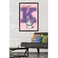 thumbnail image 2 of Hello Kitty and Friends: 24 College Letter - Kuromi Wall Poster, 22.375" x 34" Framed, 2 of 5