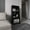Black, variant on 47" Tall Bookcase In Black. 3 Shelves For Storage. Made From Engineered Wood. Fits Smaller Spaces. Ready To Assemble Your Home Black With Shelves. Wood Long-term Use. Compact Living Areas. Organize