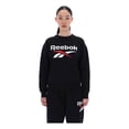thumbnail image 1 of Sudadera Reebok Mujer Sweater Negro Deportivo negro L, 1 of 5