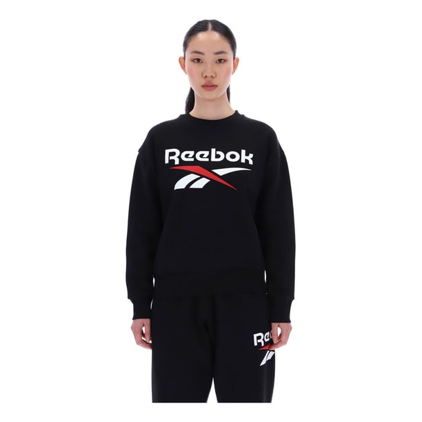 Sudadera Reebok Mujer Sweater Negro Deportivo negro S