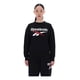 thumbnail image 1 of Sudadera Reebok Mujer Sweater Negro Deportivo negro S, 1 of 5