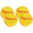 thumbnail image 1 of 4x Béisbol de seguridad de 9 pulgadas Entrenamiento de ejercicios de béisbol PU suave, 1 of 7