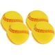 thumbnail image 1 of 4x Béisbol de seguridad de 9 pulgadas Entrenamiento de ejercicios de béisbol PU suave, 1 of 7