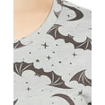 thumbnail image 4 of License Women's Bat Print T-Shirt with Short Sleeves, 4 of 5