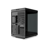 HYTE Y70 CS-HYTE-Y70-B Dual Chamber Mid-Tower ATX Case with PCIe 4.0 Express Riser Cable Included, Black