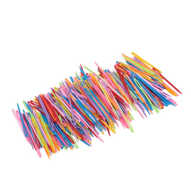 Large Eye Plastic Sewing , Yarn Exercise Hands on Ability 1000PCS for DIY Sewing Handcrafted Crafts